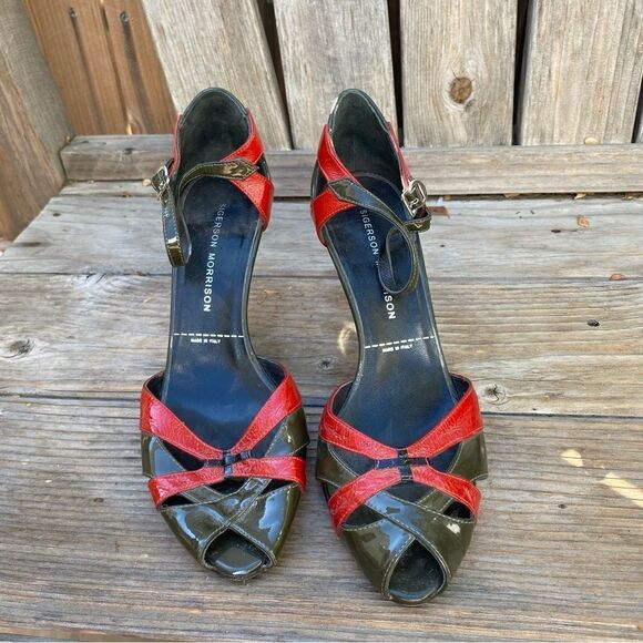 Sigerson Morrison patent leather high heel sandals size 7 - Picture 2 of 13